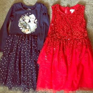 2 Dress Bundle - Little Girls Size 7/8 ✨